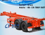 2 Axles 20FT Skeleton Trailer, 40FT Container Skeletal Semi Trailer, 3 Axles Skeletal Trailer for Sa
