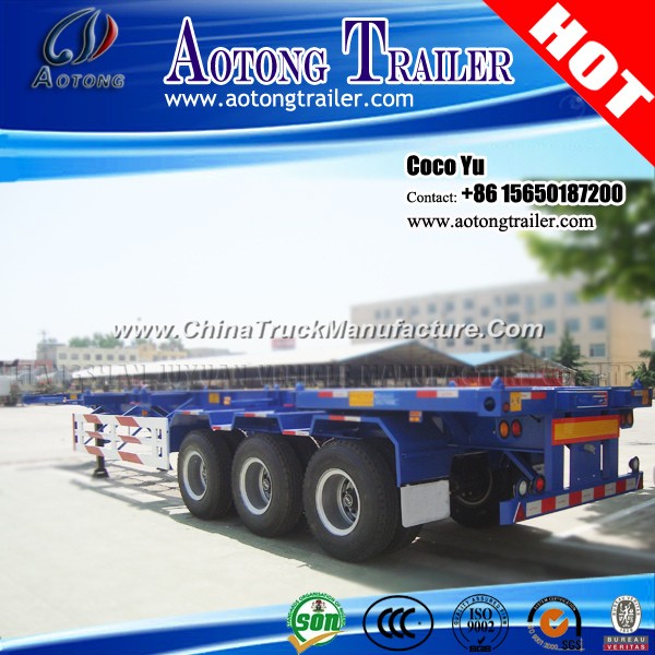 New Price 3 Axles Containers 40feet Skeleton Truck Trailer Chassis