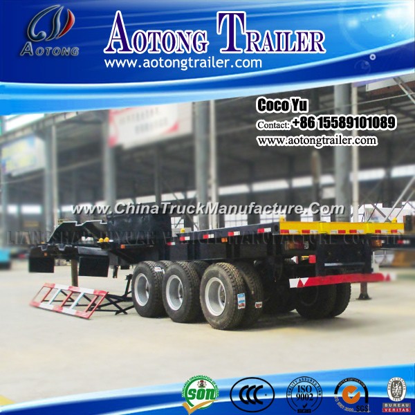 3 Axles Converted Used Skeletal Container Trailer Chassis for Philippines