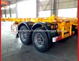 3 Axles 20FT 40FT Container Transport Steel Skeleton Truck Semi Trailer Chassis
