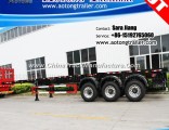 2/3 Axle Skeletal Flatbed Container Semi Trailer 40FT Container Chassis