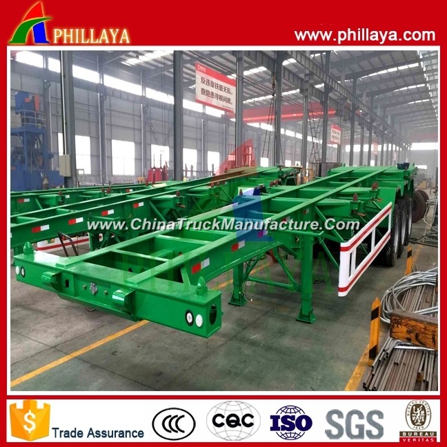 40 Ton Skeleton Trailer for Container Transportation Container Chassis