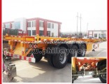 Skeleton Container Semi Trailer Chassis with Small Gooseneck