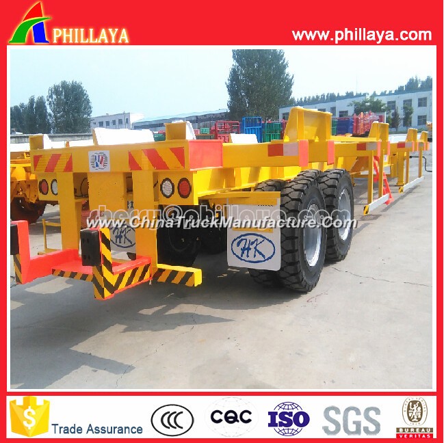 Terminal Trailer Container Yard Chassis with 40-60ton Capacity