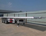 2017 New Flatbed Container Truck Trailer Chassis for Sale