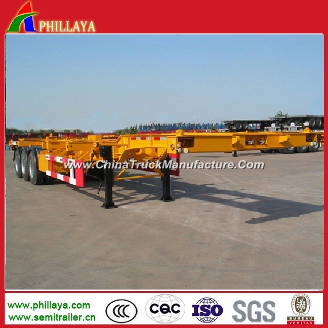 Skeletal Trailer Chassis for Containers Loading Transport