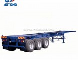 40FT 3axle Skeletal Container Semi Trailer/Container Chassis for Sale