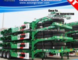 3 Axles 40ft Skeleton Container Semi Trailer Chassis (twist locks)