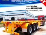 40FT 3 Axles Skeleton Container Semi Trailer Container Trailer Chassis
