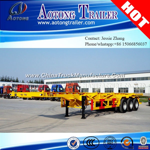 2 Axles 40FT, 45FT, 48FT Container Skeleton Semi Trailer Chassis