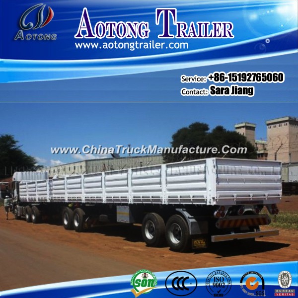 40ft Flatdeck Interlink Container Semi Trailer Chassis (20-53ft Optional)