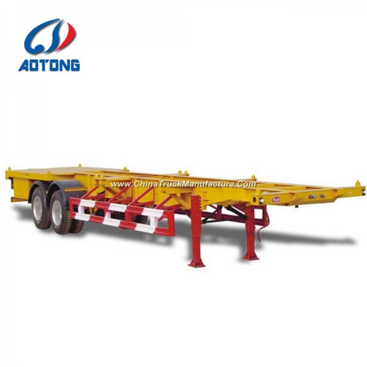 China Manufacture 2axle 20FT/40FT Skeleton Container Trailers/Container Chassis for Sale
