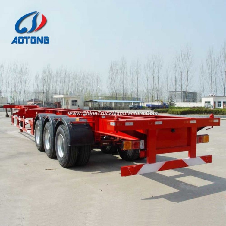 Hot Selling Good Quality 2/3axle Container Trailer/Container Chassis Manufacturer