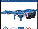 Cimc 2 Axles 20FT Container Skeleton Trailer Chassis for Sale