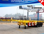 3 Axles 40foot Skeleton Trailer Chassis for Thailand