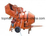 Diesel Concrete Mixer Wire Rope Hoisting Tipping Hopper (JZR350)