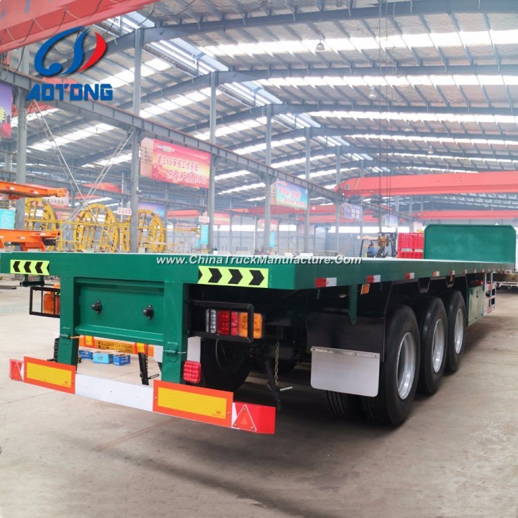 High Quality 2/3axle Flatbed/Platform Container Trailer for Sale