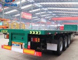 High Quality 2/3axle Flatbed/Platform Container Trailer for Sale