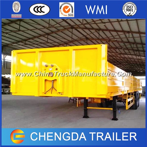 40ft Flatbed Curtain Semi Trailer From China Manufacturer