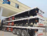 Hot Sale 3axle Flatbed Container Carrier Trailers for Sale