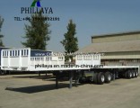 Double Towing Drawbar Lock Connection Flatbed Container Trailer