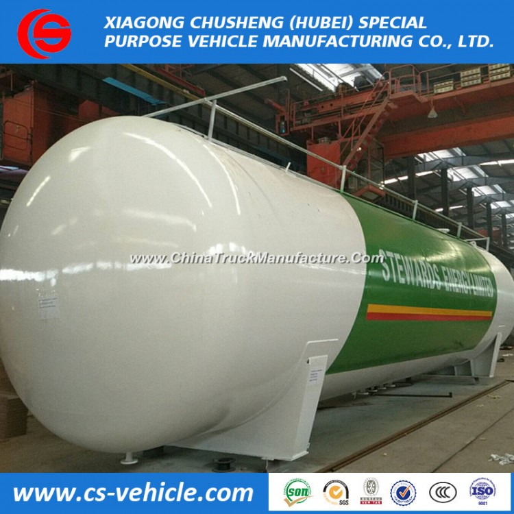 Customized 80, 000liters Bulk LPG Gas Storage Transport Tanker 40tons for Cylinder Refilling Station