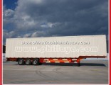 Enclosed Box Semi Trailer for Cargoes Transporter