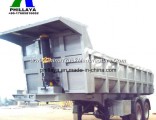 35cbm Steel Box Hydraulic Tipper Truck 2axles Dump Semi Trailer