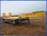 Trailer Manufacture Triple Axles 40tons Price of Low Bed Trailer