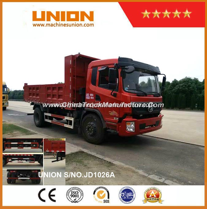 Used Mini Dump Truck Dongfeng 4*2 Double Axle 10 Tons