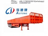 3 Axle Multi Fuctions Lowbed Semi Trailer with Side Wall