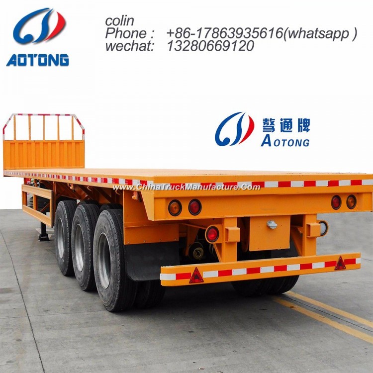 3 Axles CNG Gas Tube Bundle Container Semi Trailer