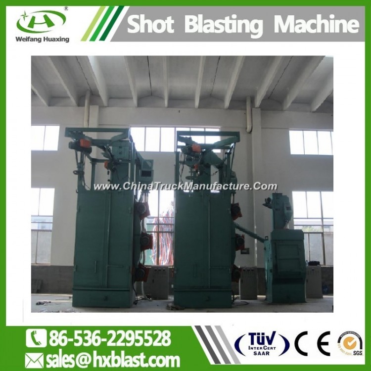 Huaxing ISO New Design Motorcycle Frame Sub Assy Seat Cushion Shot Blasting Machine, Casting Surface