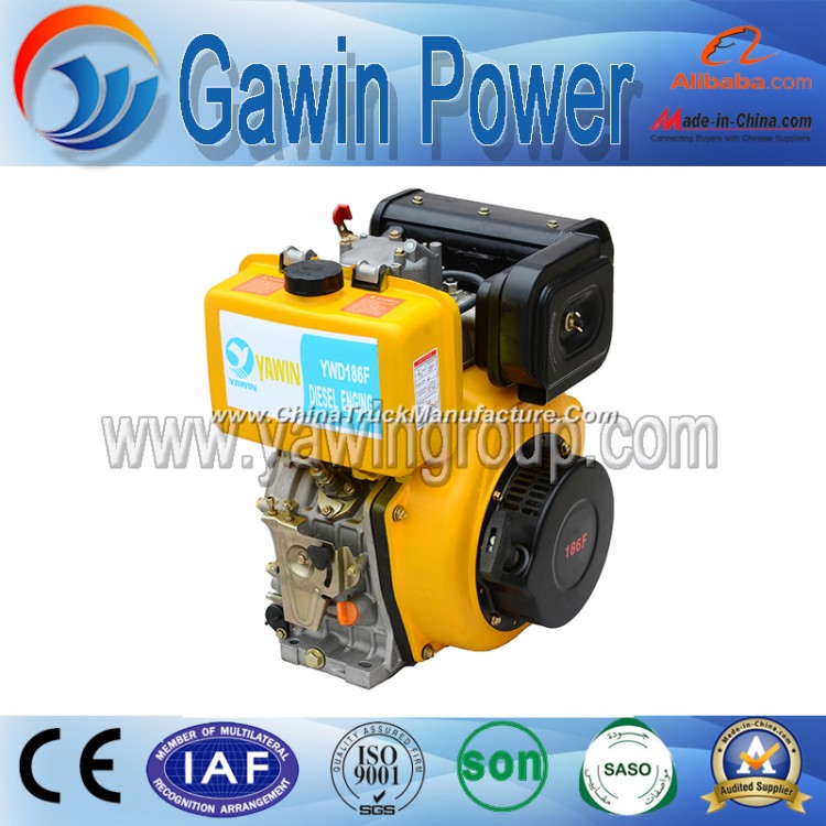 10HP Single Cylinder, 4-Stroke, Air Cooled Diesel Engine Ce Approval