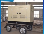 18kVA 4 Wheels Trailer Generator Set Powered Yangdong 490d Diesel Engine