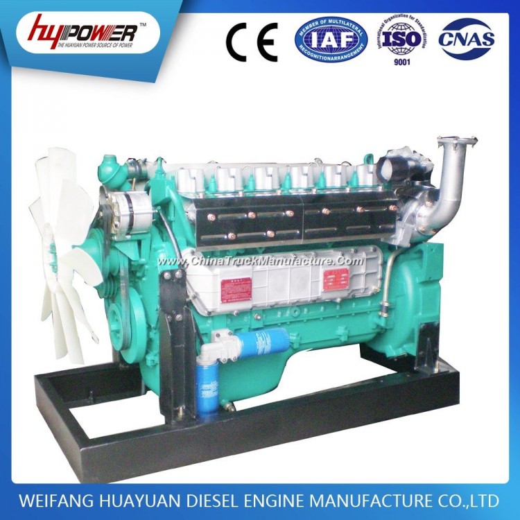 250kw 1800rpm 6126ZLD5 Diesel Engine for Industrial Generator Set
