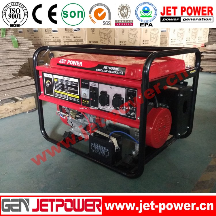 5kw Gasoline/Petrol Generator Portable Generator Air-Cooled Gasoline Engine