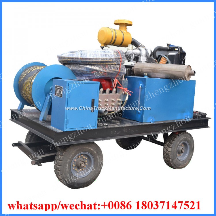 500-1000mm Sewer Line Drain Pipe Cleaning Equipment Diesel Engine 121kw