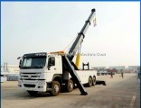 HOWO 8X4 30ton Towing Truck 360 Degree Fully Rotation Crane 30ton Wrecker Truck