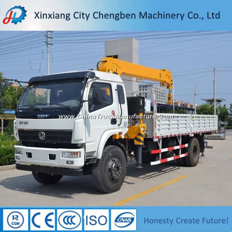 5ton Truck Mounted Crane with Dongfeng 4X2 Truck Chassis