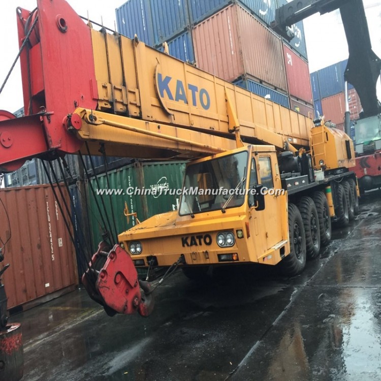 Low Hours and Mileage Used Truck Crane Good Working Condition 80 Ton Nk800 Kato Used Truck Crane