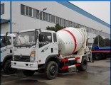 Sinotruk Wangpai 4X2 6 Wheeler 5m3 Concrete Mixer Truck Smal