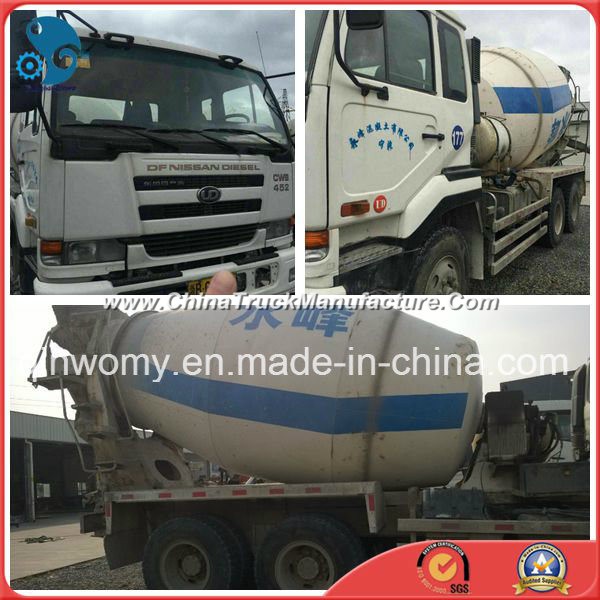 Used Nissan Ud Concrete Mixer Truck (2006~2009, 259KW_ENGINE) -8cbm/25ton Japan Used 6*4-LHD-Drive