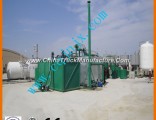 Waste Motor Oil Recycling Plant Change Black Oil to New Engine Oil