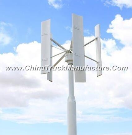 3kw 96V/120V Vertical Wind Turbine Generator with Solar Panels for Boat or Home