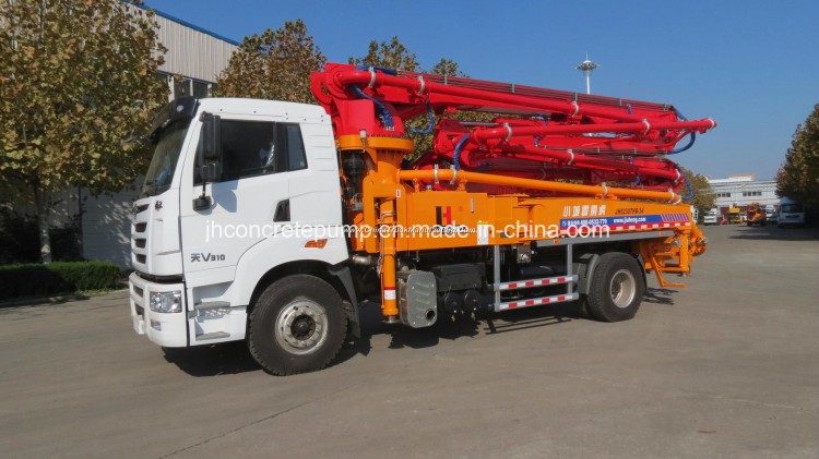 New High Quality 25m-42m Boom Concrete Pump Truck with Ce and ISO9001
