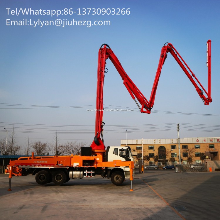25m/30m/34m/38m/42m Full Automatic Concrete Boom Pump Truck with Ce&ISO