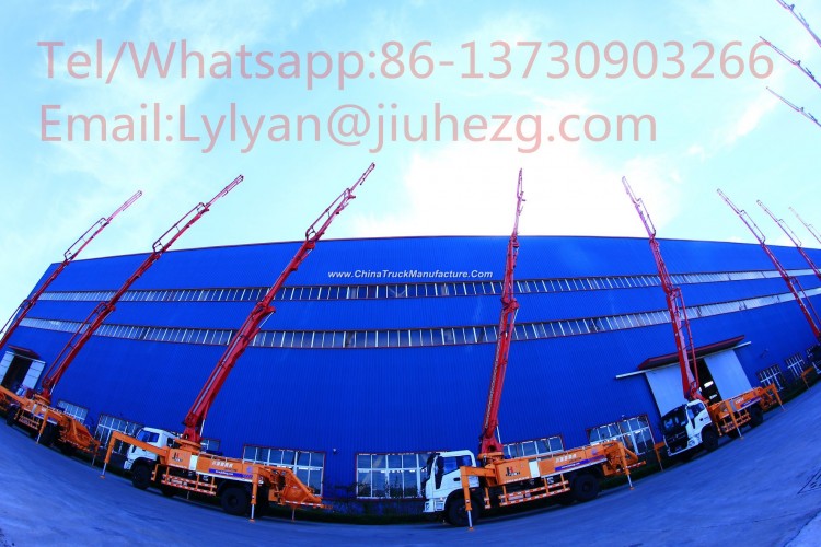 34m Concrete Pump Truck with ISO and Ce Certification! Jiuhe Brand China Hot Sales!
