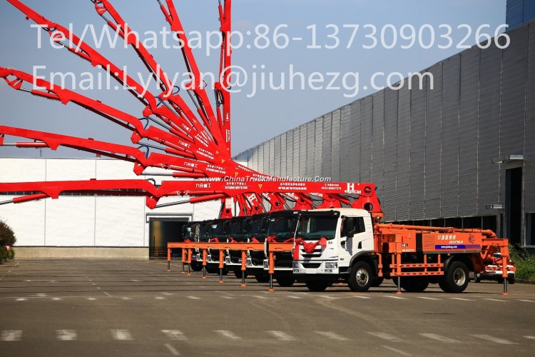Hot Sale Jiuhe Brand 34m Concrete Pump Truck with ISO and Ce