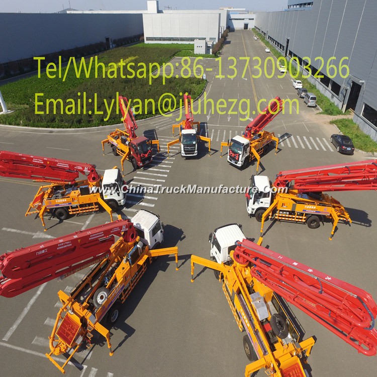 38m Portable Truck Mounted Concrete Pump Truck with ISO and Ce